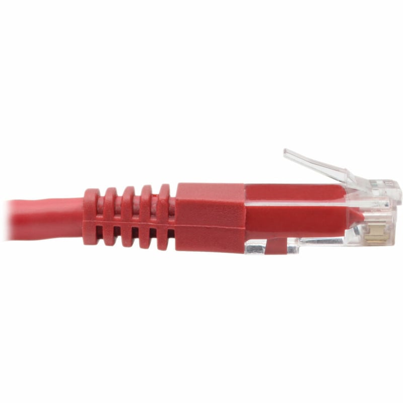Eaton Tripp Lite Series Cat6 Gigabit Molded (UTP) Ethernet Cable (RJ45 M/M), PoE, Red, 5 ft. (1.52 m) - Thumbnail 4