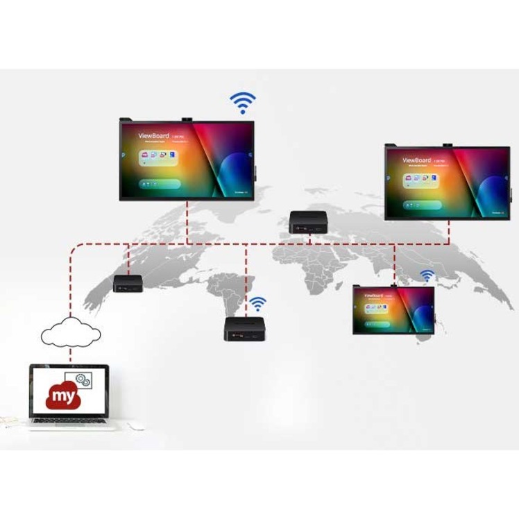 ViewSonic ViewBoard IFP7552-1TAA - 4K TAA Compliant Interactive Display with Integrated Software - 400 cd/m2 - 75"