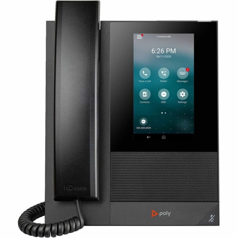 Poly CCX 400 IP Phone - Corded - Corded - Desktop, Wall Mountable - Thumbnail 1