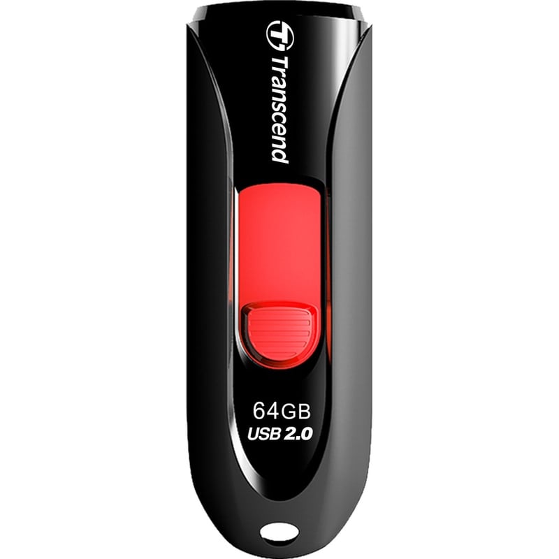 Transcend 64GB JetFlash 590 USB 2.0 Flash Drive - Thumbnail 3