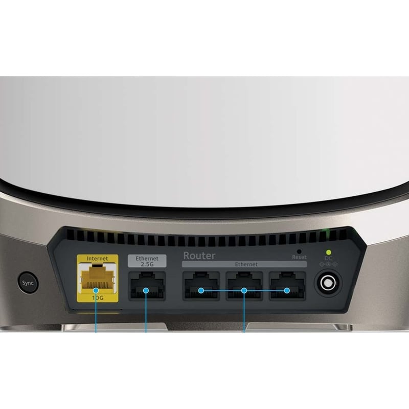 Netgear Orbi RBSE960 Wi-Fi 6E IEEE 802.11ax Ethernet Wireless Router - Thumbnail 5