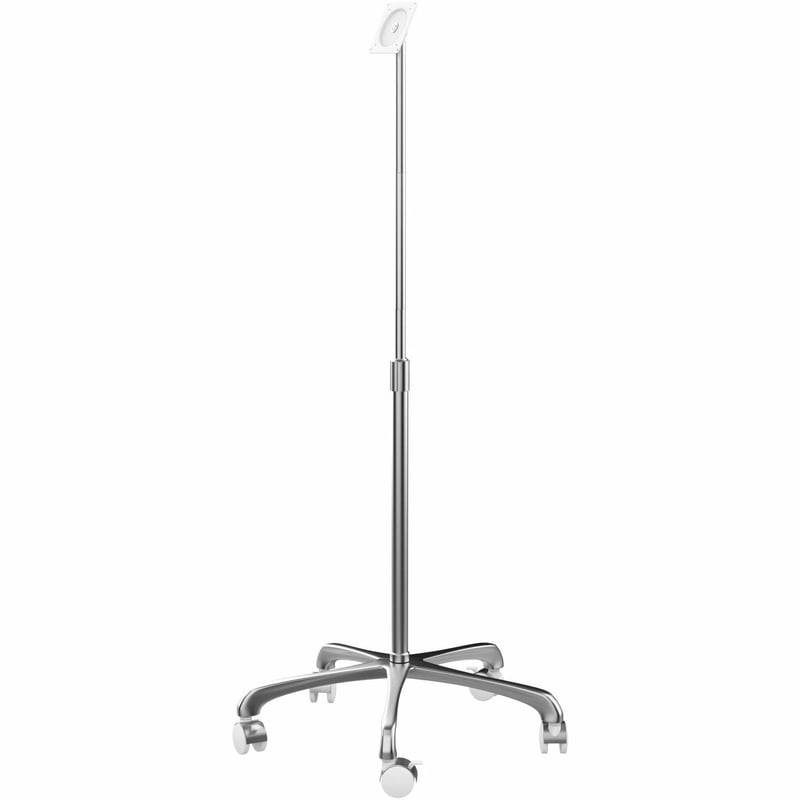CTA Digital VESA-Compatible Heavy-Duty Height-Adjustable Rolling Floor Stand - Thumbnail 1