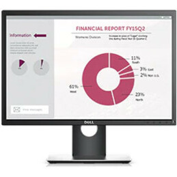 Dell P2217 22" Class WSXGA+ LCD Monitor - 16:10 - Black - Thumbnail 3