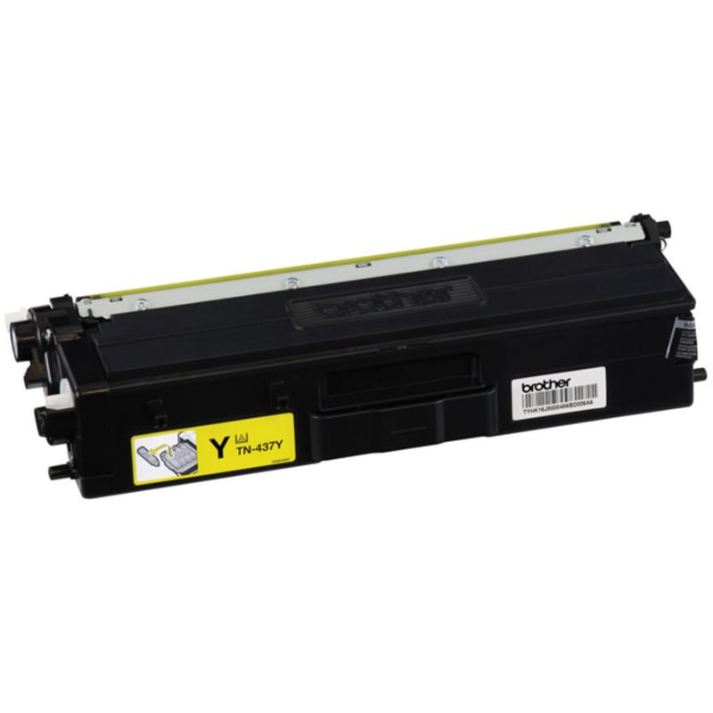 Brother TN437Y Original Ultra High Yield Laser Toner Cartridge - Yellow - 1 Each - Thumbnail 1
