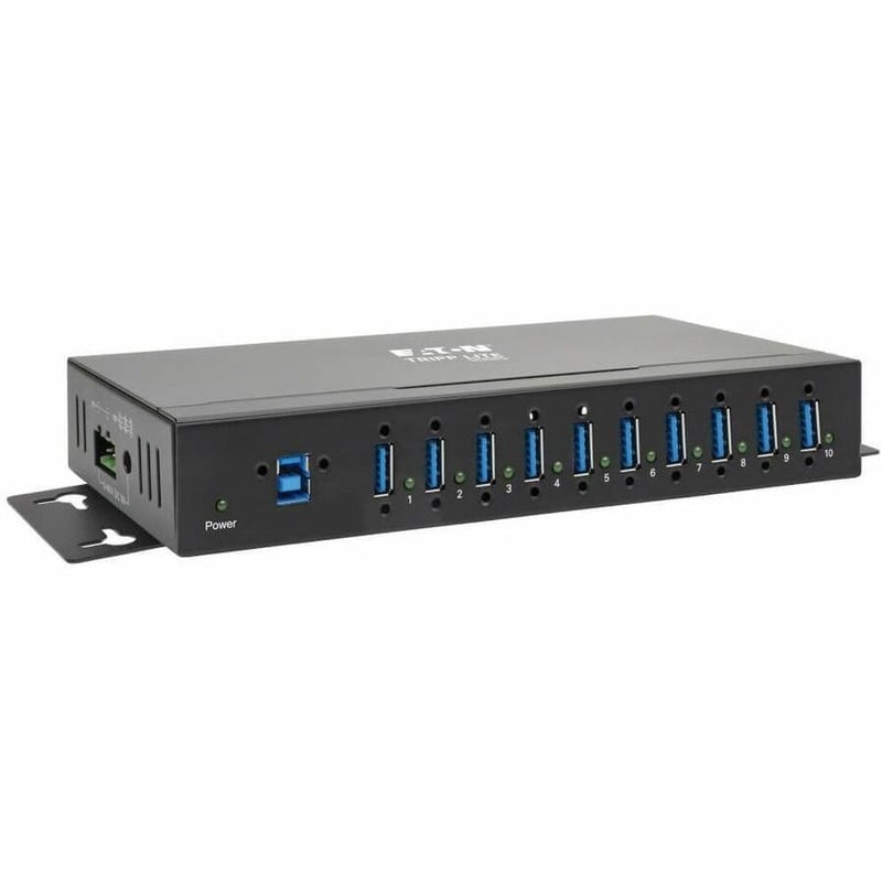 Tripp Lite by Eaton 10-Port Industrial-Grade USB 3.x (5Gbps) Hub - 20 kV ESD Immunity Metal Housing Mountable - Thumbnail 5