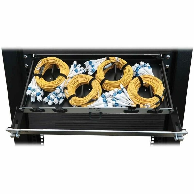 Tripp Lite by Eaton Preloaded Fiber Panel 1U - 4x (8x LC/LC Duplex M/M) 16F Trunk Cables OS2 Singlemode 10 m (32.8 ft.) - Thumbnail 3