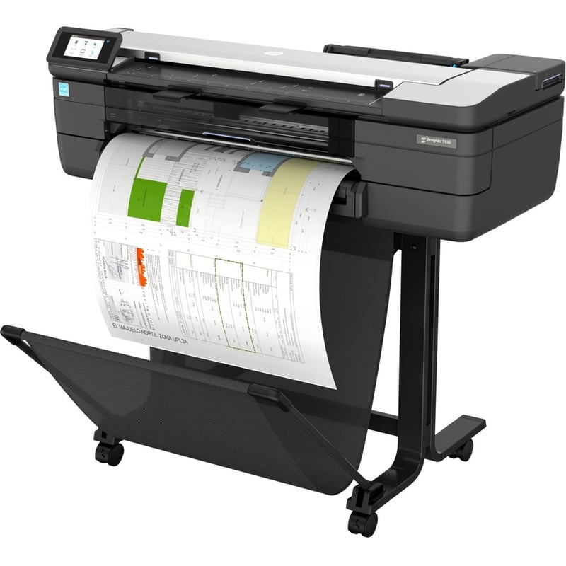 HP Designjet T830 Inkjet Large Format Printer - Includes Printer, Copier, Scanner - 24" Print Width - Color - Thumbnail 5