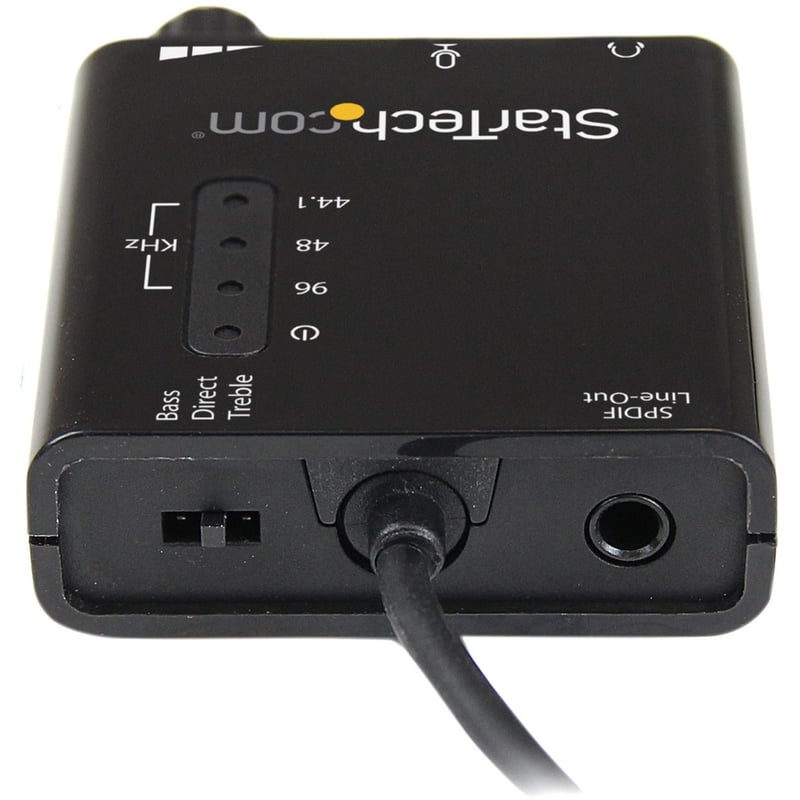 StarTech.com USB Stereo Audio Adapter External Sound Card with SPDIF Digital Audio - Thumbnail 4