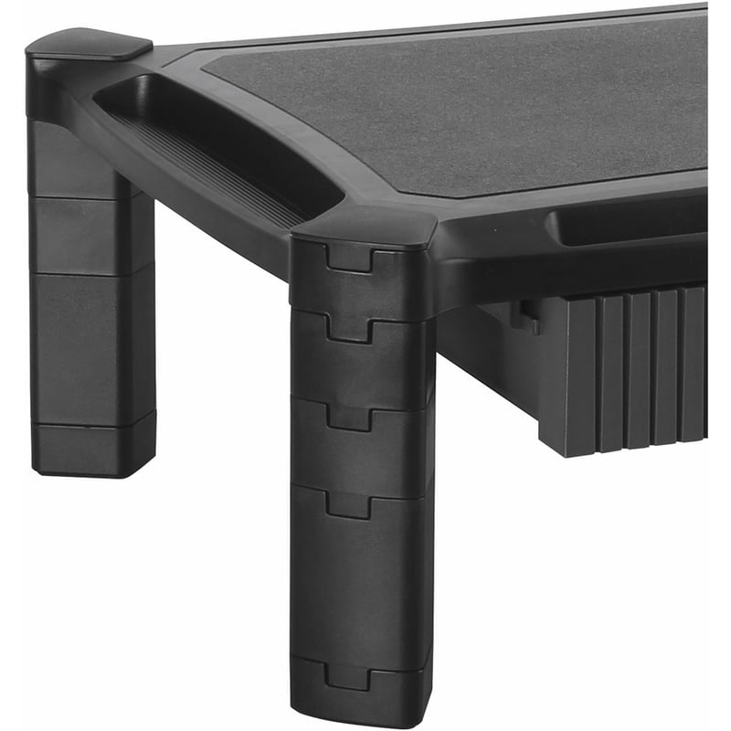 StarTech.com Adjustable Monitor Riser, Large, Drawer, Monitors up to 32" (22lb/10kg), Adjustable Height, Desk Monitor Stand - Thumbnail 4