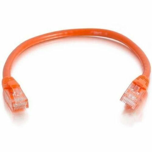 Quiktron Q-Series Patch Cords, CAT6, Booted, Orange, 25 FT