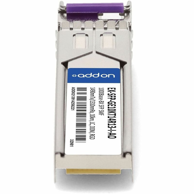 JUNIPER NETWORKS COMPATIBLE TAA 1000BASE-BX SFP TRANSCEIVER (SMF, 1490NMTX/1310N - Thumbnail 4