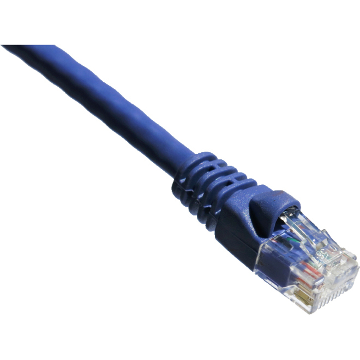 Axiom 15FT CAT6 550mhz Patch Cable Molded Boot (Purple) - Thumbnail 2