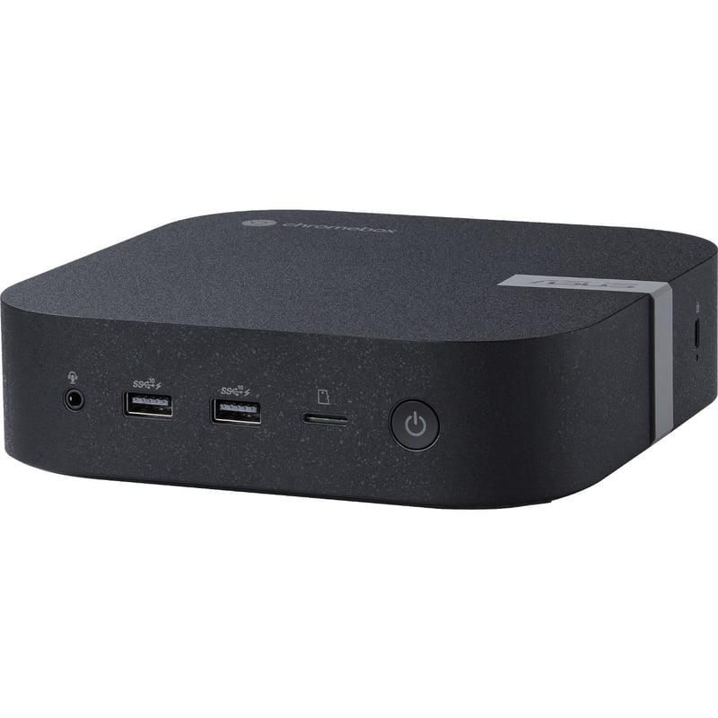 Asus Chromebox 5 CHROMEBOX5-SC017UN-W Chromebox - Intel Celeron 7305 1.10 GHz - 4 GB RAM DDR4 SDRAM - 128 GB M.2 PCI Express NVMe SSD - Mini PC - Eco Black - Thumbnail 1