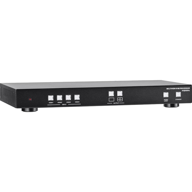 KanexPro 4K Quad Multiview 4X1 KVM Switch - Thumbnail 1