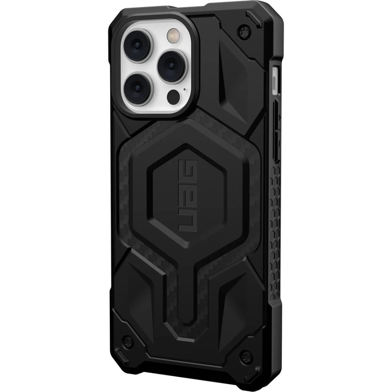 Urban Armor Gear Monarch Pro iPhone 14 Pro Max Case - Carbon Fiber - Thumbnail 2