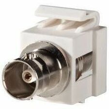 Ortronics Keystone, BNC, Feed-Thru, 75ohm, Cloud White