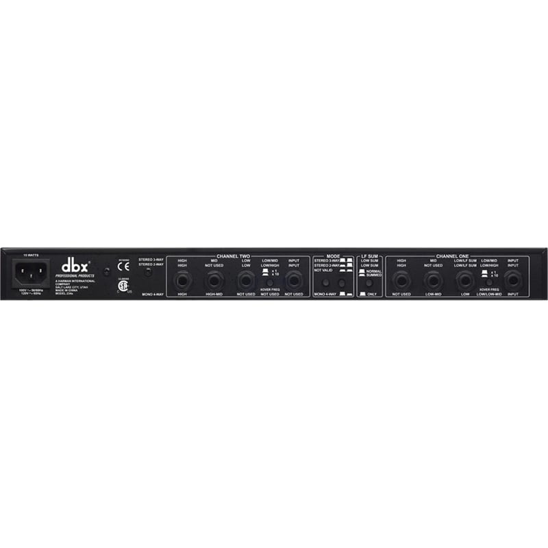 dbx Stereo 2/3 Way, Mono 4-Way Crossover - Thumbnail 2