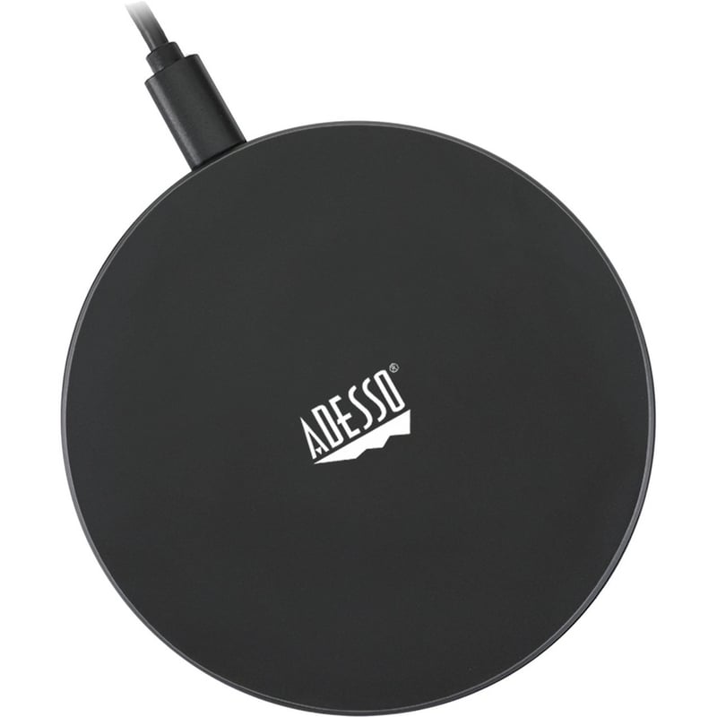 Adesso 10W Max Qi-Certified Disc-Style Wireless Charger - Thumbnail 2