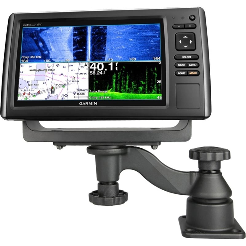 RAM Mounts Marine Mount for Fishfinder, Marine Chartplotter, GPS - Thumbnail 3