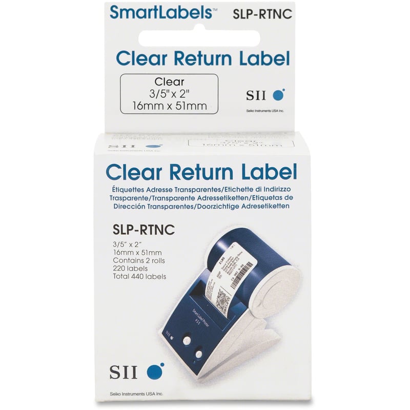 Seiko Clear Return Address Label - Thumbnail 1