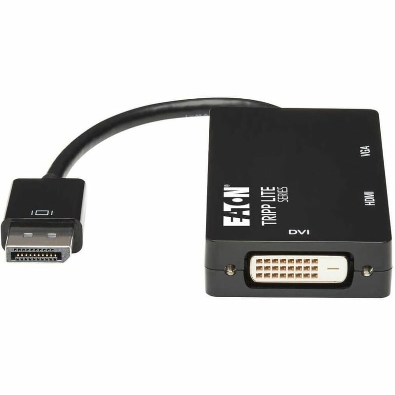 Tripp Lite by Eaton DisplayPort to VGA/DVI/HDMI All-in-One Converter Adapter - 4K 60 Hz HDMI DP 1.2 - Thumbnail 2