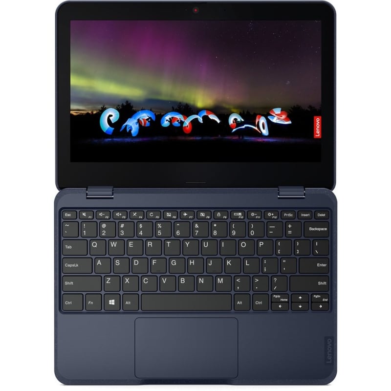 Lenovo 100w Gen 3 82HY000RUS 11.6" Netbook - HD - 1366 x 768 - AMD 3015e Dual-core (2 Core) 1.20 GHz - 4 GB Total RAM - 4 GB On-board Memory - 128 GB Flash Memory - Abyss Blue - Thumbnail 2