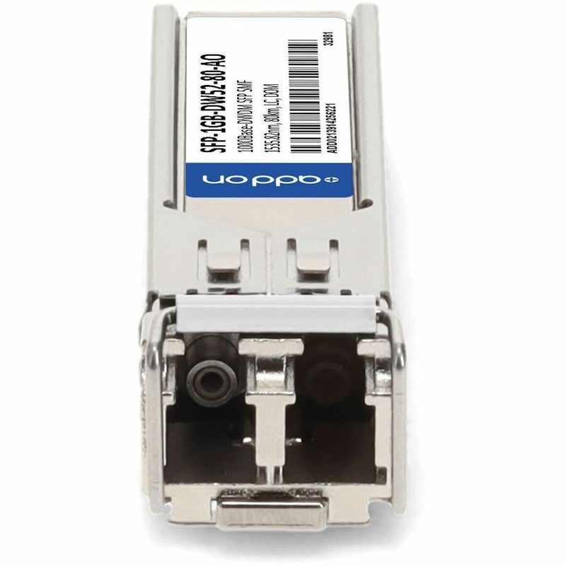 AddOn MSA and TAA 1000Base-DWDM SFP Transceiver 100GHz (SMF, 1535.82nm, 80km, LC, DOM)