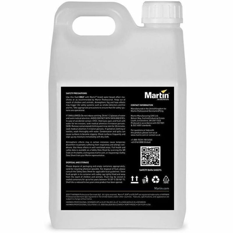 Martin JEM Pro-Fog Fluid, Quick Dissipating - Thumbnail 2