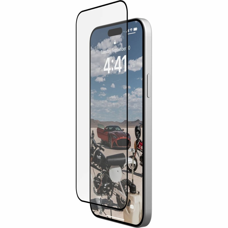 RUGGED IPHONE 15 PLUS GLASS CLEAR/BLACK - Thumbnail 1
