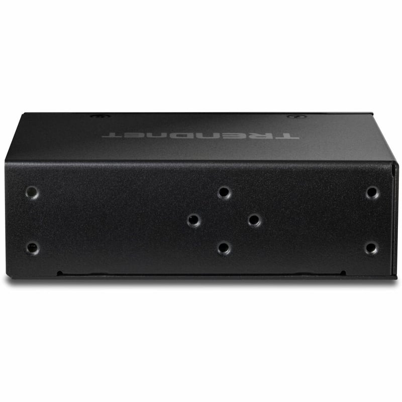 TRENDnet TI-B541, 5-Port Industrial Gigabit PoE++ Powered DIN-Rail Switch with PoE Pass-Through, Lifetime Protection, Black - Thumbnail 2