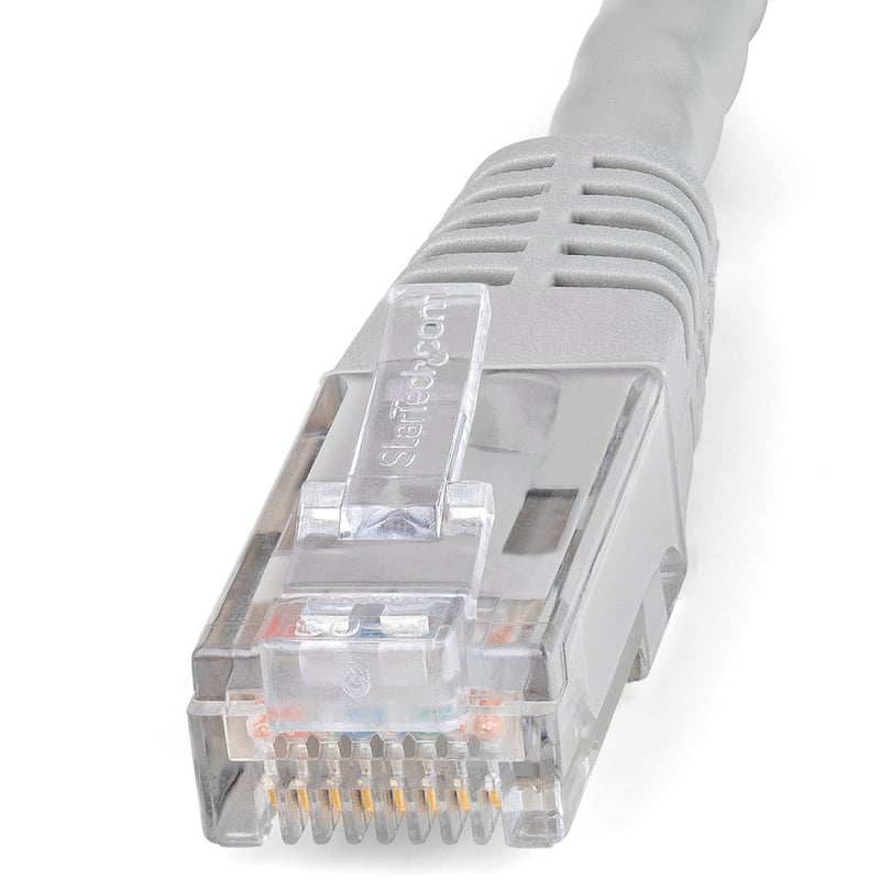 StarTech.com 5ft CAT6 Ethernet Cable - Gray Molded Gigabit - 100W PoE UTP 650MHz - Category 6 Patch Cord UL Certified Wiring/TIA - Thumbnail 2