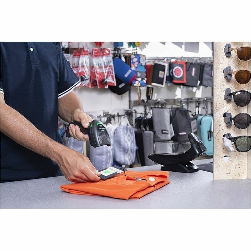 DATALOGIC GD4520 HANDHELD BARCODE READER 1D/2D LASER BLACK - Thumbnail 3