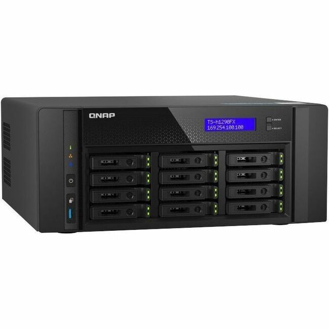 QNAP TS-h1290FX-7302P-128G SAN/NAS Storage System - Thumbnail 1