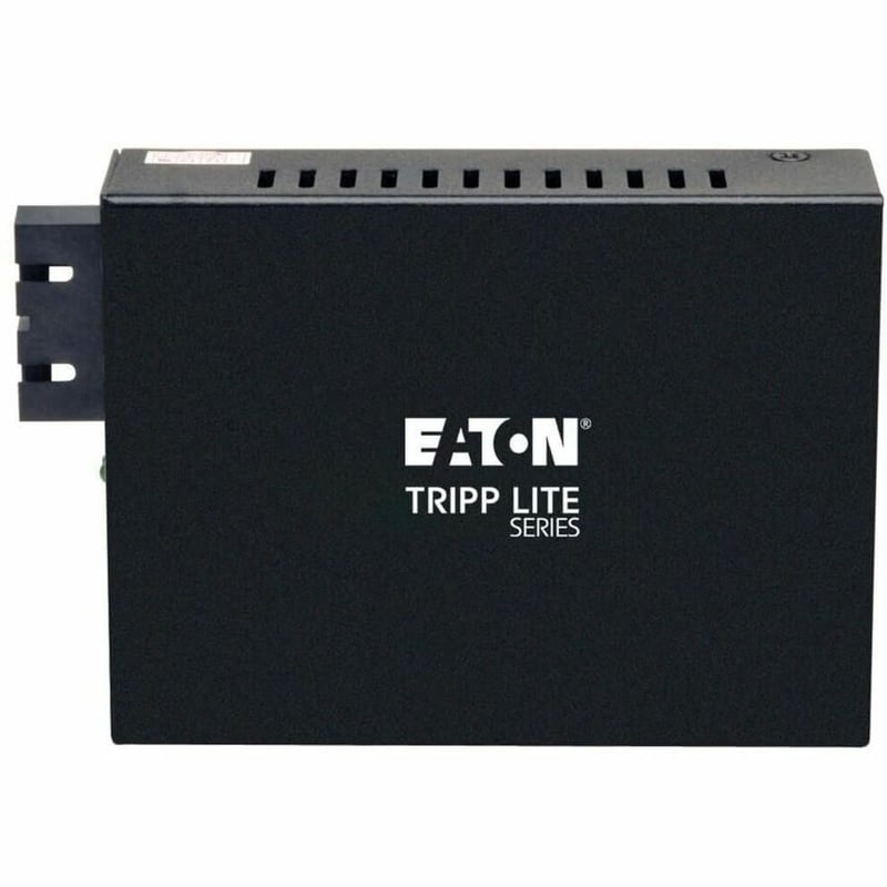 Tripp Lite by Eaton Gigabit Multimode Fiber to Ethernet Media Converter, 10/100/1000 SC, International Power Supply, 850 nm, 550M (1804.46 ft.) - Thumbnail 4
