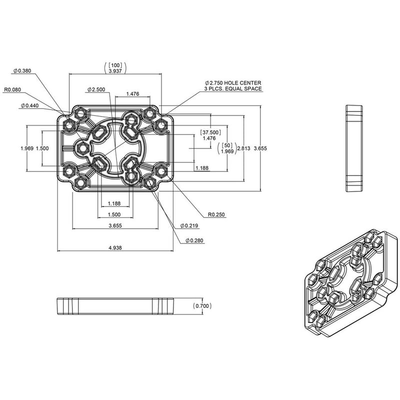 RAM Mounts Adapt-To-RAM Mounting Adapter - Thumbnail 2