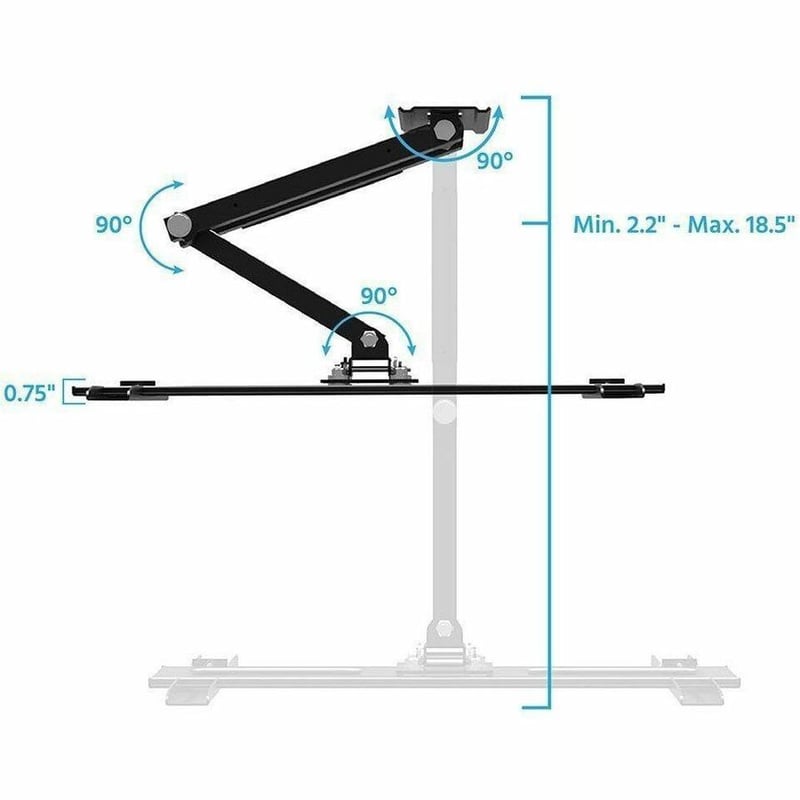 MONOPRICE EZ SERIES OUTDOOR FULL MOTION TV WALL MOUNT BRACKET FOR LED TVS 32IN T - Thumbnail 2