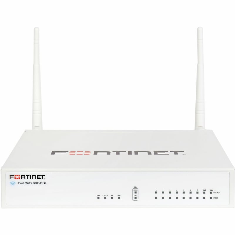 Fortinet FortiWifi FWF-60E-DSL Network Security/Firewall Appliance - Thumbnail 1