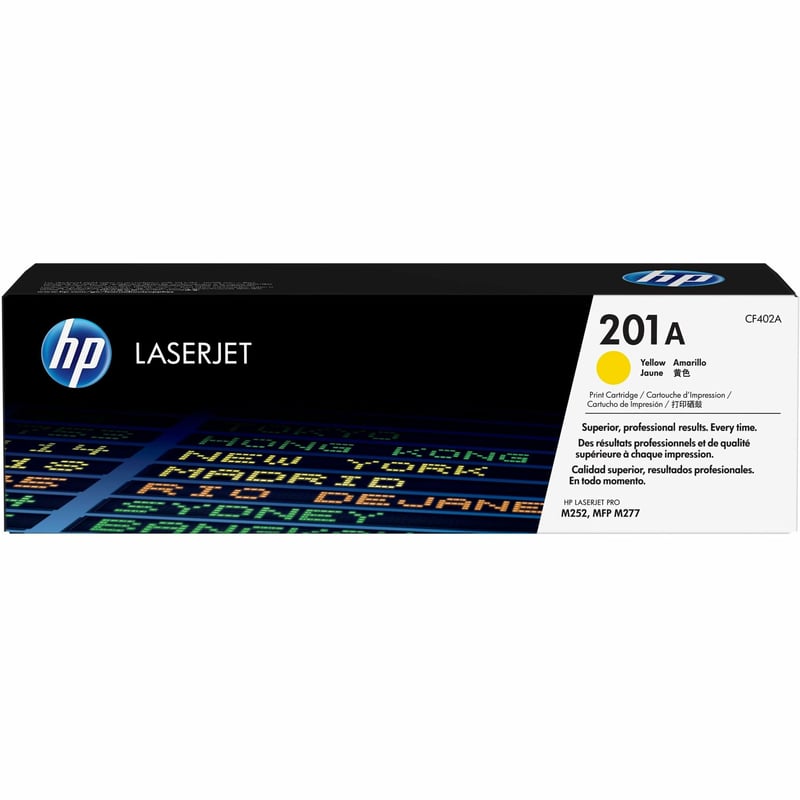 HP 201A Original Laser Toner Cartridge - Yellow - 1 / Pack - Thumbnail 1