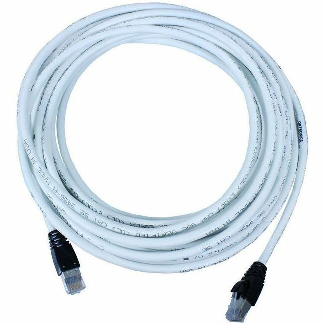 Ortronics PowerWise Cat5E solid cord Plenum, double ended 90ft, white