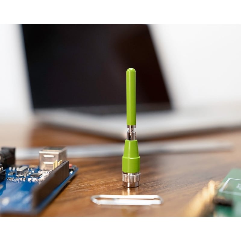 Taoglas 2.4/5.8GHz Black Terminal mount Monopole Antenna Hinged RP-SMA(M) - Thumbnail 2