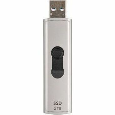 Transcend ESD320A 2 TB Portable Solid State Drive - External - Soft Gray - Thumbnail 4