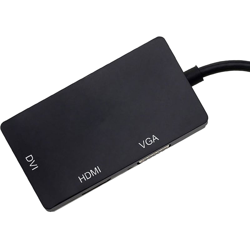 4XEM 3 In 1 Mini DisplayPort to HDMI DVI VGA Adapter - Thumbnail 4