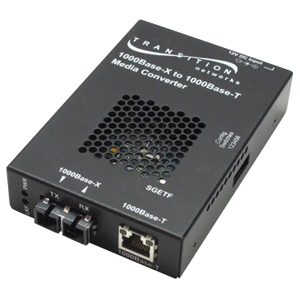 Stand-alone Gigabit Ethernet Media Converter 1000Base-T to 1000Base-SX/LX - Thumbnail 1