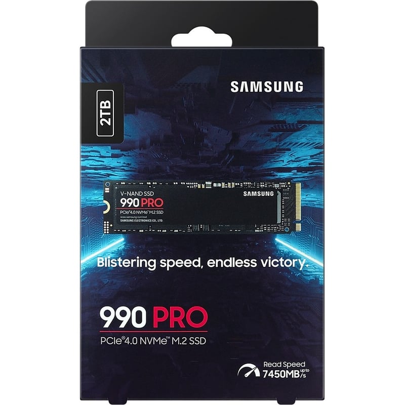 Samsung 990 PRO MZ-V9P2T0B/AM 2 TB Solid State Drive - M.2 2280 Internal - PCI Express NVMe (PCI Express NVMe 4.0 x4) - Thumbnail 5