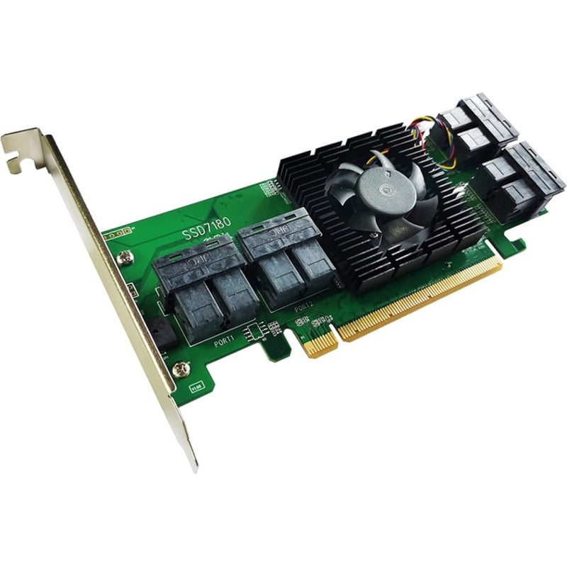 HighPoint SSD7180 NVMe Controller - Thumbnail 2