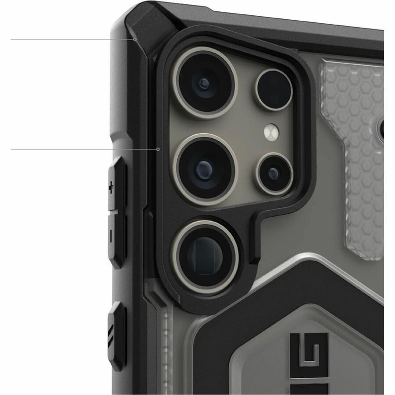 Urban Armor Gear Pathfinder Clear Series Galaxy S24 Ultra Case - Ice - Thumbnail 3