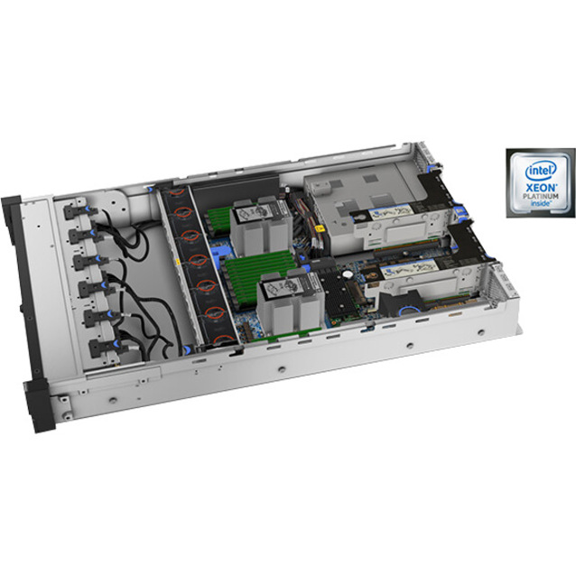 Lenovo ThinkSystem SR650 7X06A05XNA 2U Rack Server - 1 Xeon Gold 5118 2.30 GHz - 32 GB RAM - Thumbnail 5