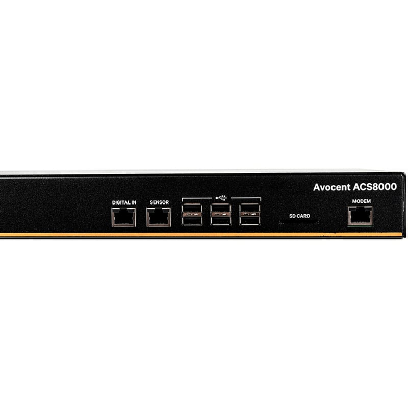 Vertiv Avocent 32-Port ACS8000 Console System with single AC Power Supply - Thumbnail 3