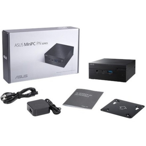 Asus PN61 PN61-B5097ZD Desktop Computer - Intel Core i5 8th Gen i5-8265U - 8 GB - 256 GB SSD - Mini PC - Black - Thumbnail 3
