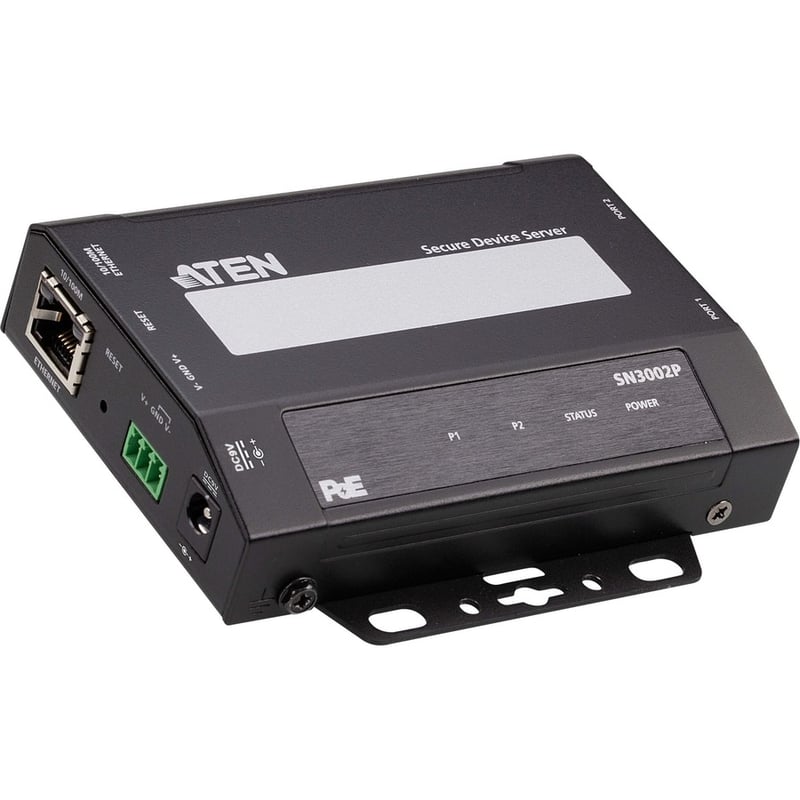 ATEN SN3002P 2-Port RS-232 Secure Device Server with PoE - Thumbnail 2